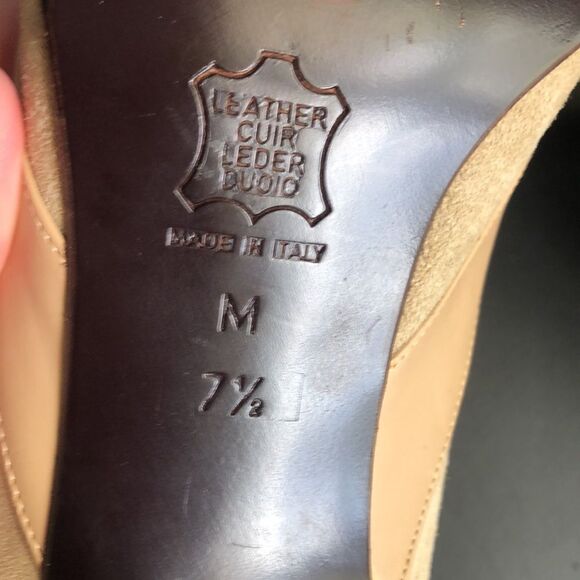 COPY - Richard Tyler Designed Vintage Y2K Suede Kitten heeled Pumps - Picture 5 of 8